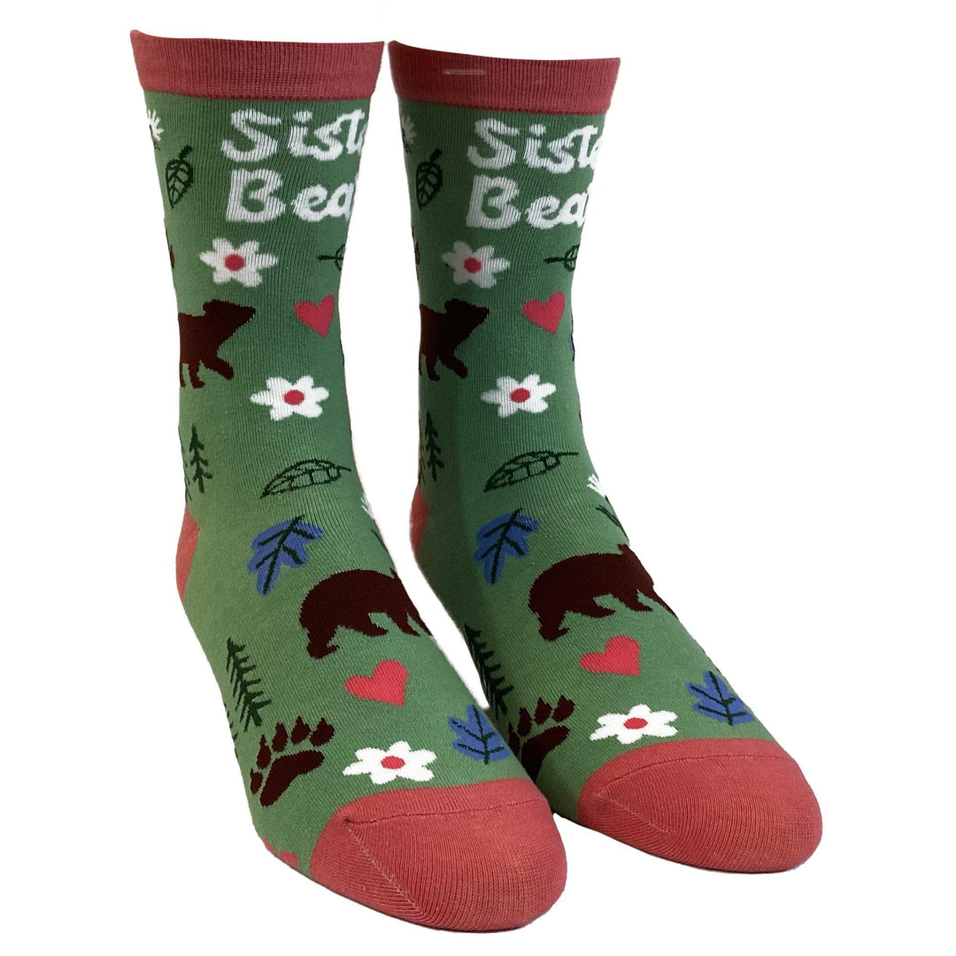 Sister Bear Socks - Crazy Dog T-Shirts