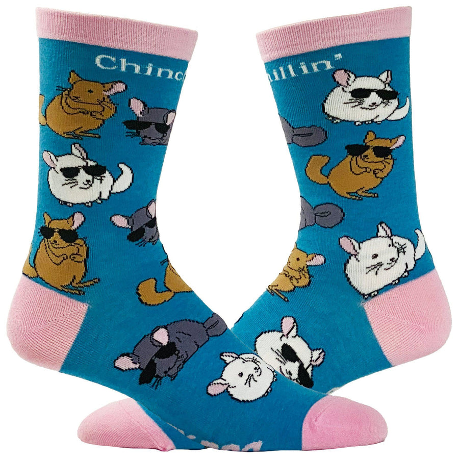 Women's Chinchillin Socks - Crazy Dog T-Shirts