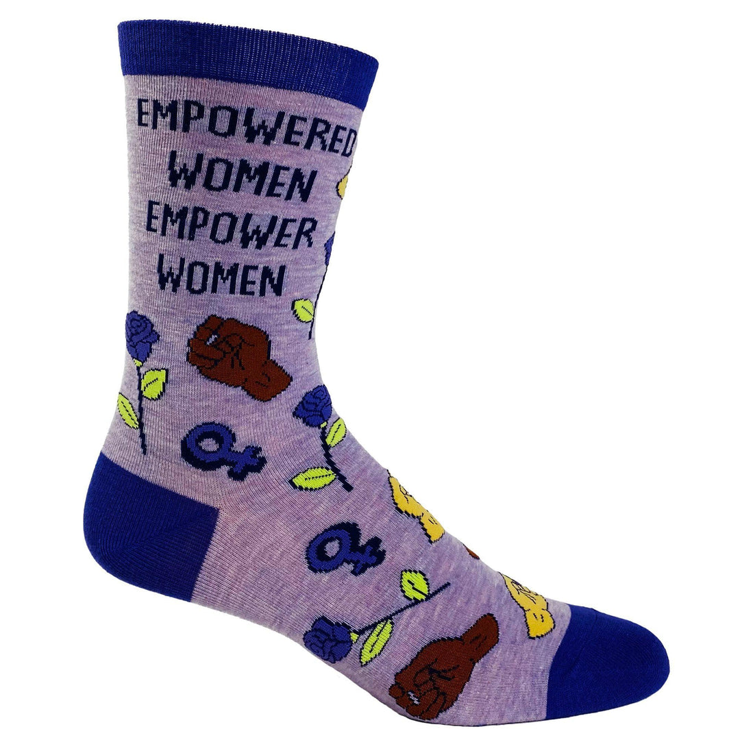 Women's Empowered Women Empower Women Socks - Crazy Dog T-Shirts