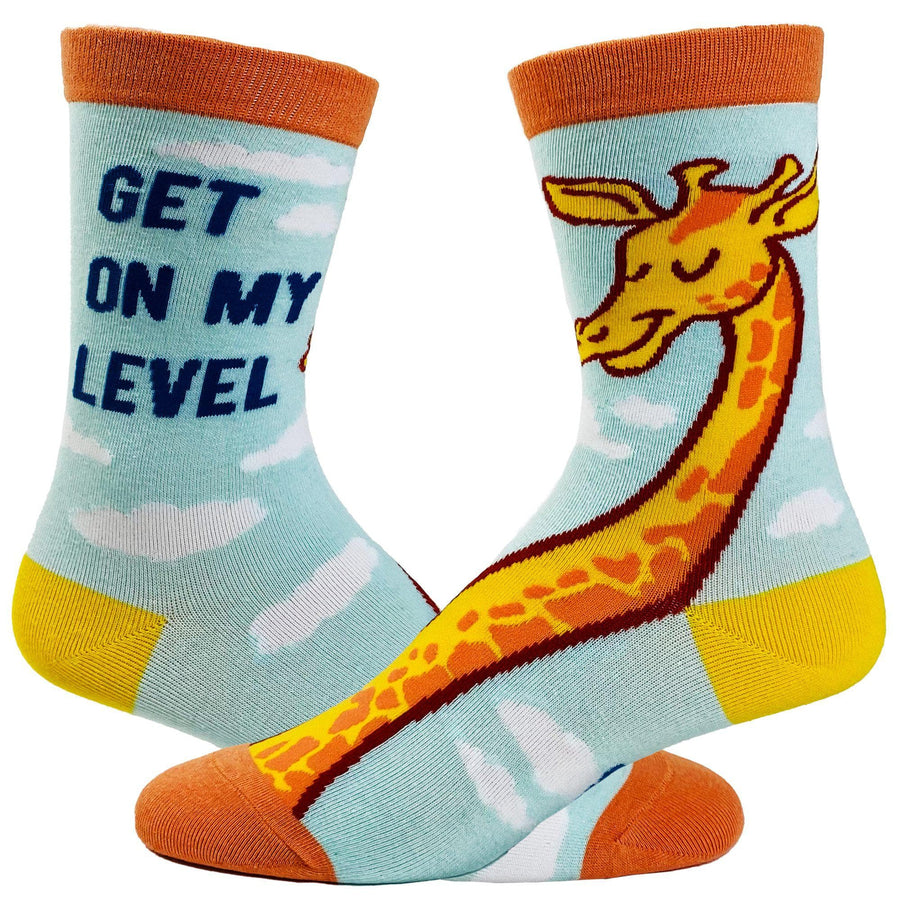 Women's Get On My Level Socks - Crazy Dog T-Shirts