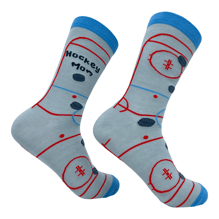 Women's Hockey Mom Socks  -  Crazy Dog T-Shirts