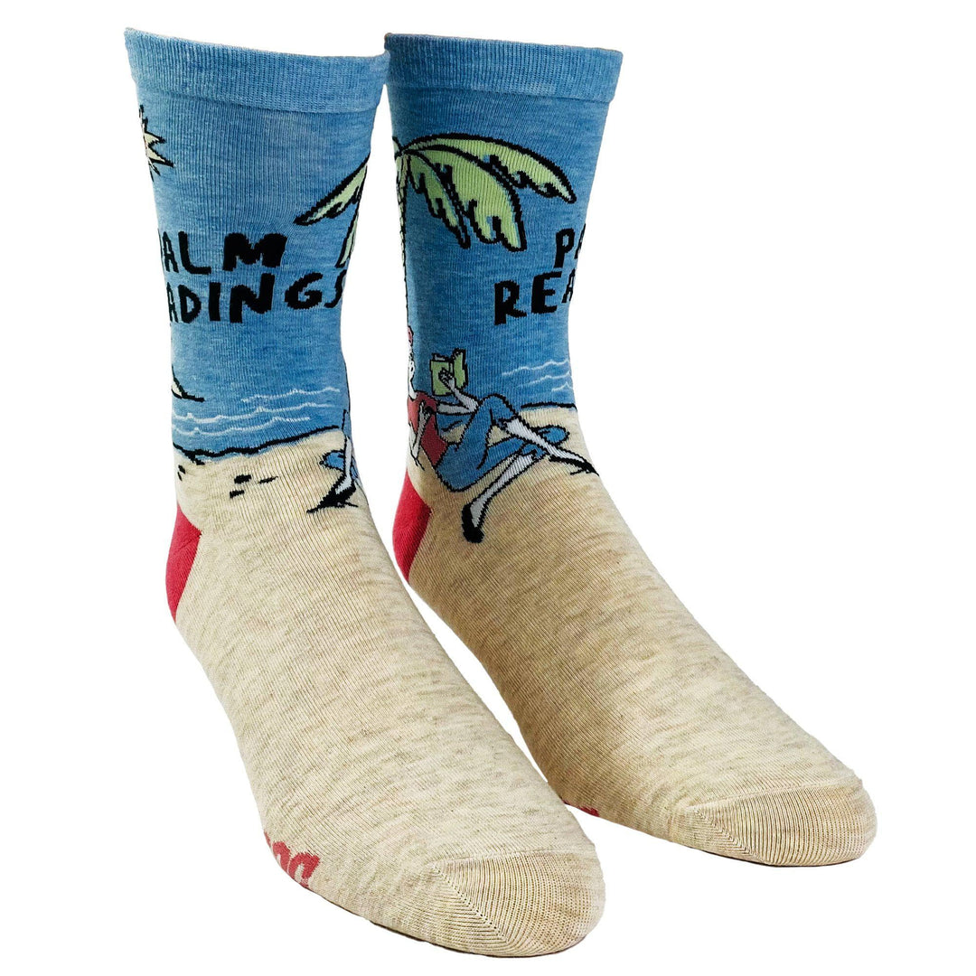 Women's Palm Reading Socks - Crazy Dog T-Shirts