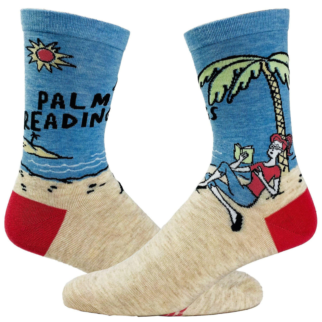 Women's Palm Reading Socks - Crazy Dog T-Shirts