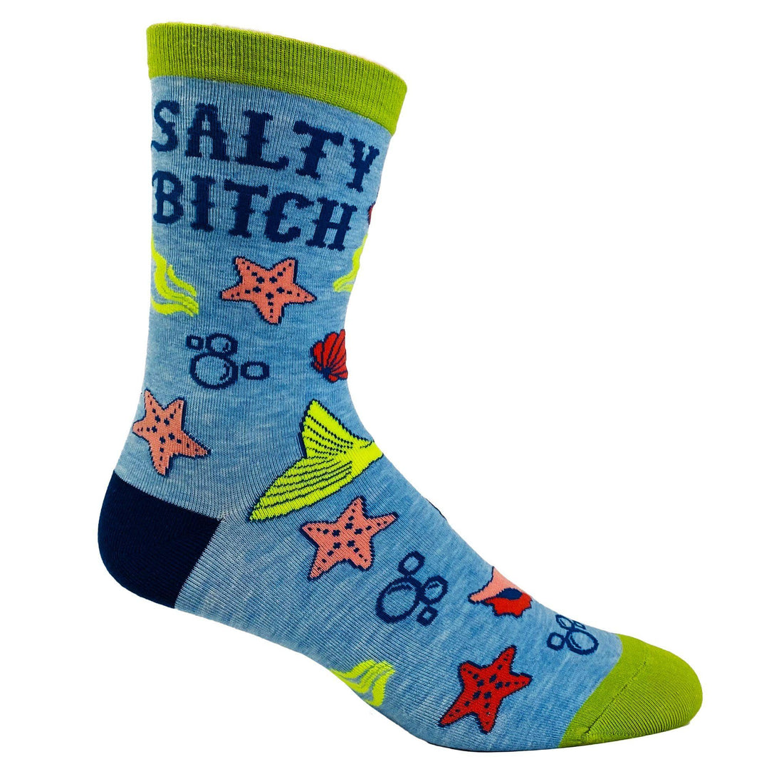 Women's Salty Bitch Socks - Crazy Dog T-Shirts