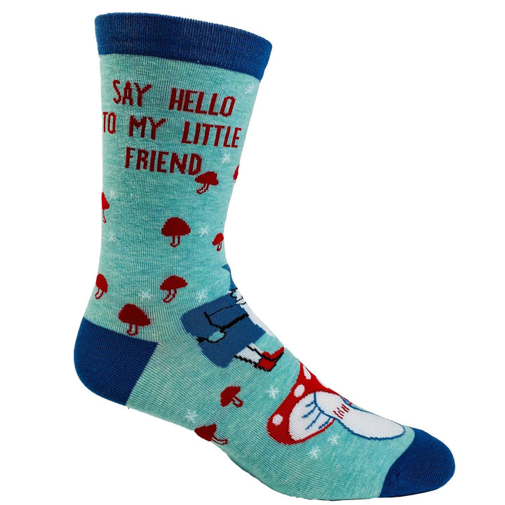 Women's Say Hello To My Little Friend Socks - Crazy Dog T-Shirts