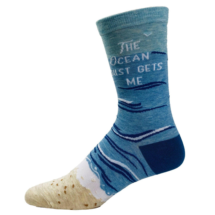 Women's The Ocean Just Gets Me Socks - Crazy Dog T-Shirts