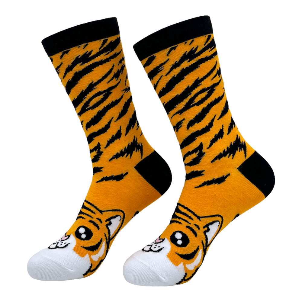 Women's Tiger Socks  -  Crazy Dog T-Shirts