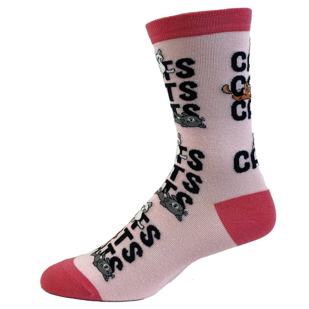 Womens Cats, Cats, Cats Socks - Crazy Dog T-Shirts