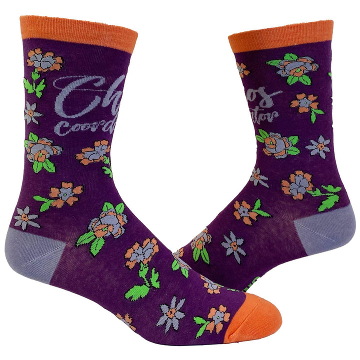 Womens Chaos Coordinator Socks - Crazy Dog T-Shirts