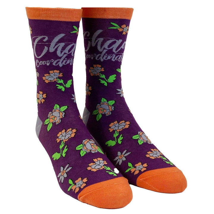 Womens Chaos Coordinator Socks - Crazy Dog T-Shirts