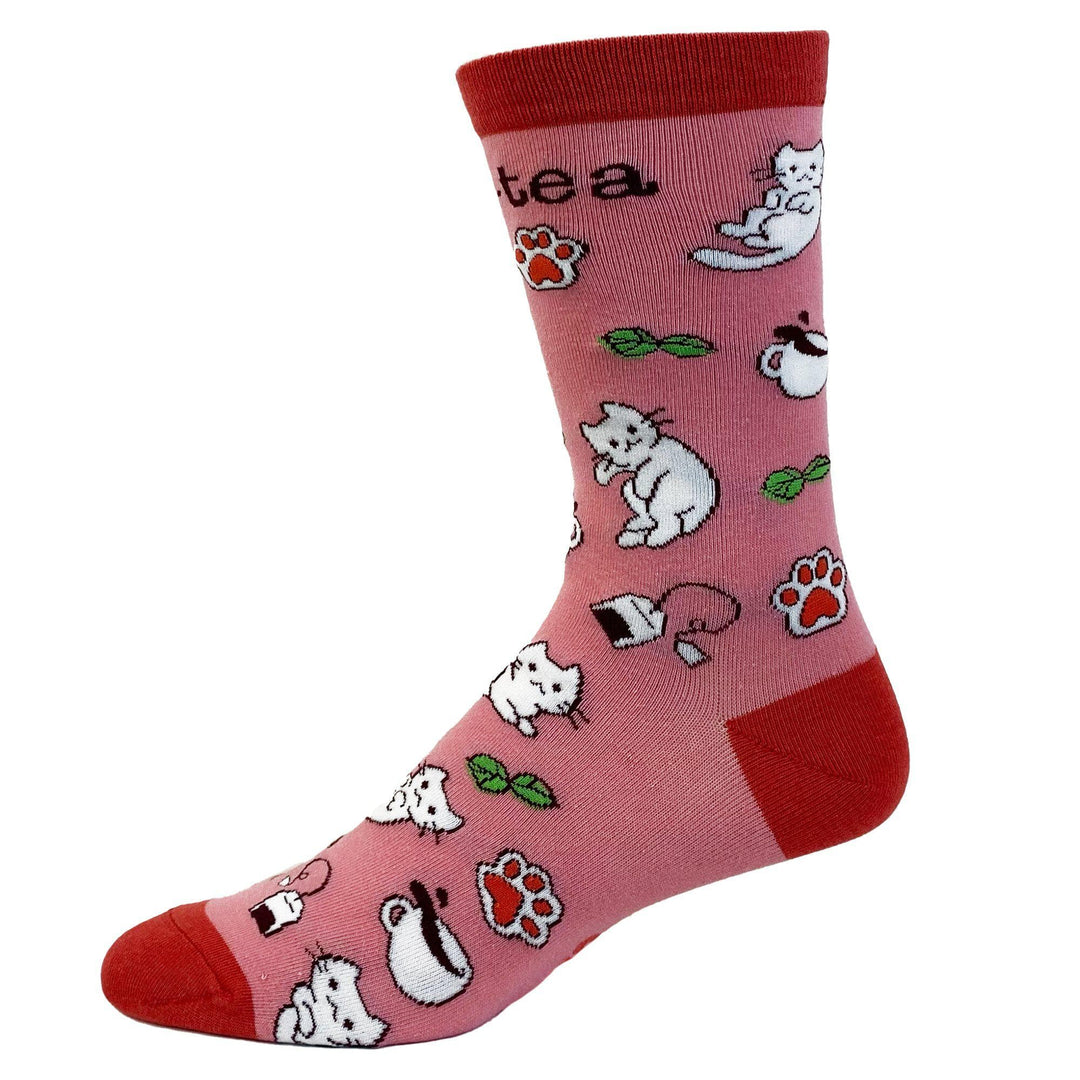 Womens Kit Tea Socks - Crazy Dog T-Shirts