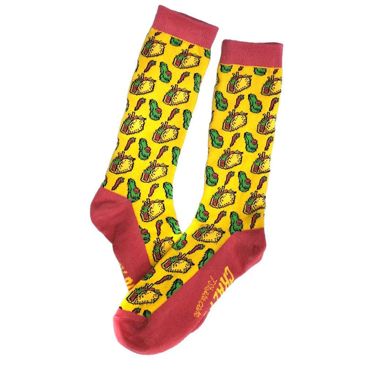 Womens Tacos And Avocados Socks - Crazy Dog T-Shirts