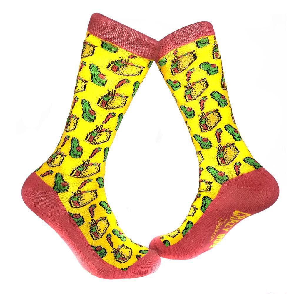 Womens Tacos And Avocados Socks - Crazy Dog T-Shirts