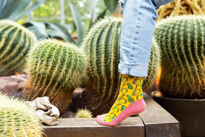 Womens Tacos And Avocados Socks - Crazy Dog T-Shirts