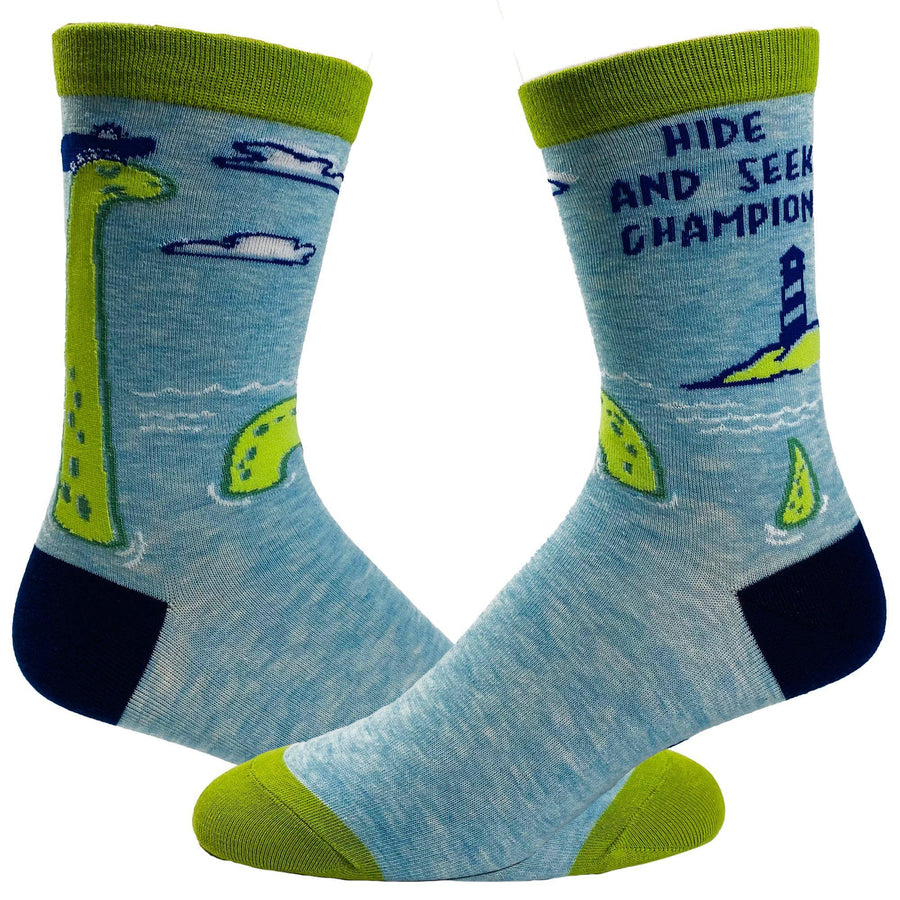 Youth Hide And Seek Champion Socks - Crazy Dog T-Shirts