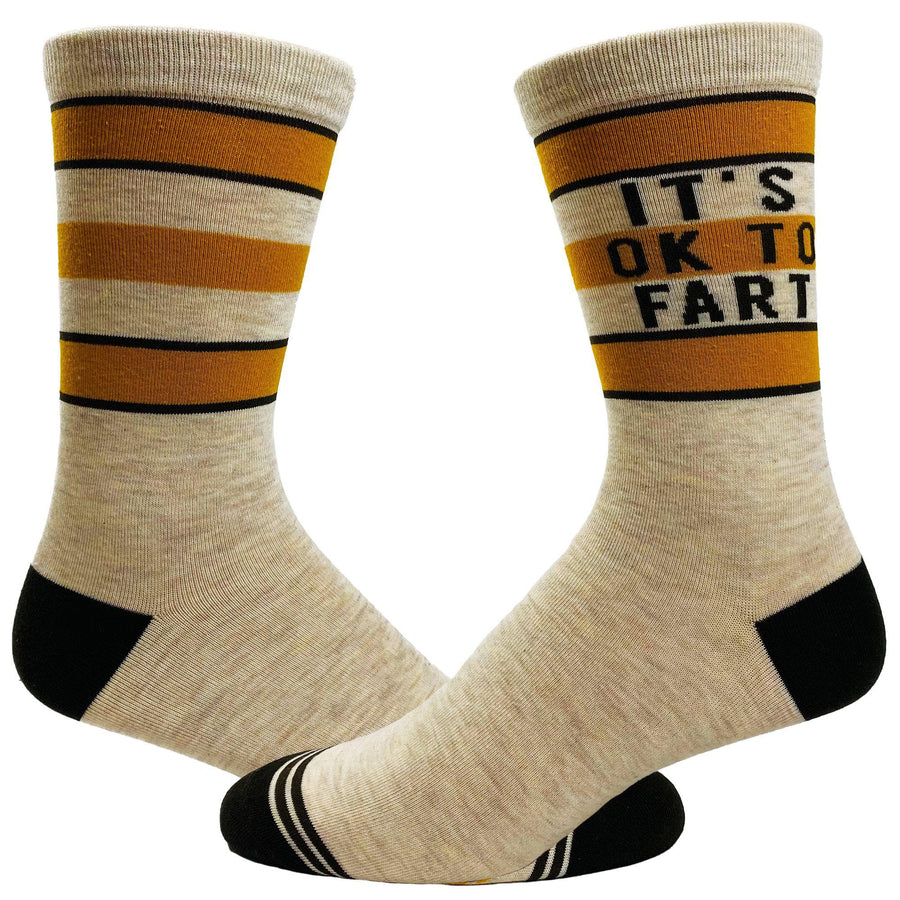 Youth It's Ok To Fart Socks - Crazy Dog T-Shirts