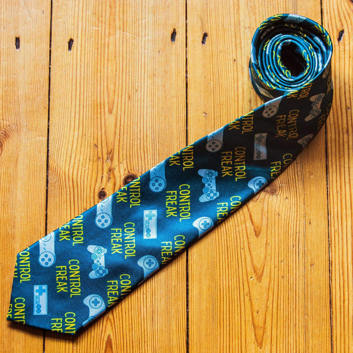 Control Freak Neck Tie - Crazy Dog T-Shirts