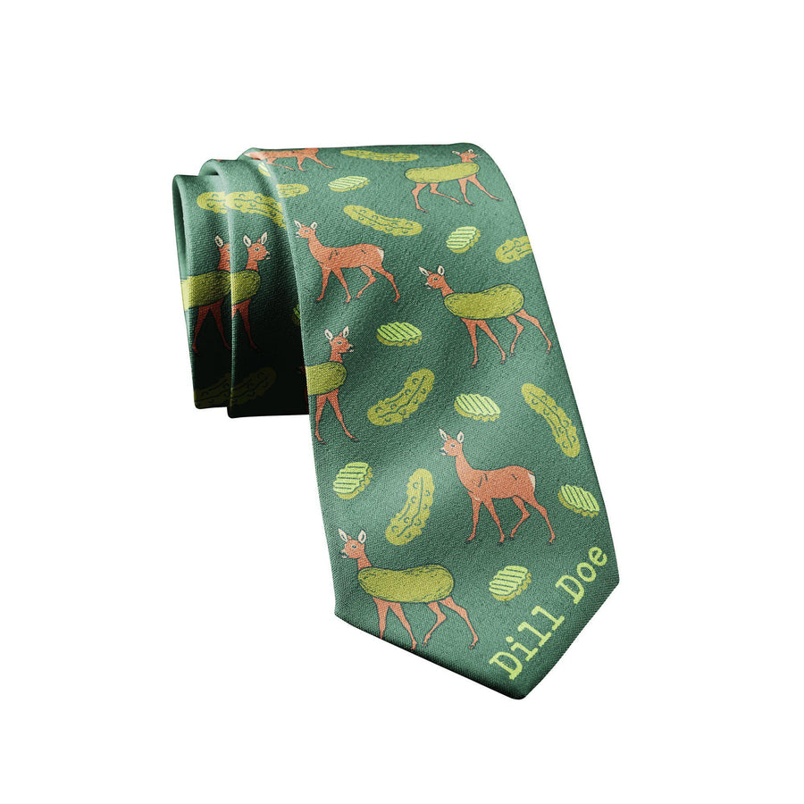 Dill Doe Neck Tie - Crazy Dog T-Shirts