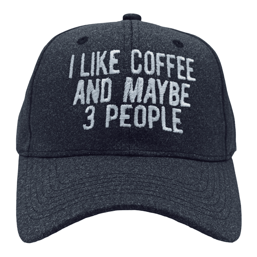 I Like Coffee And Maybe 3 People  -  Crazy Dog T-Shirts