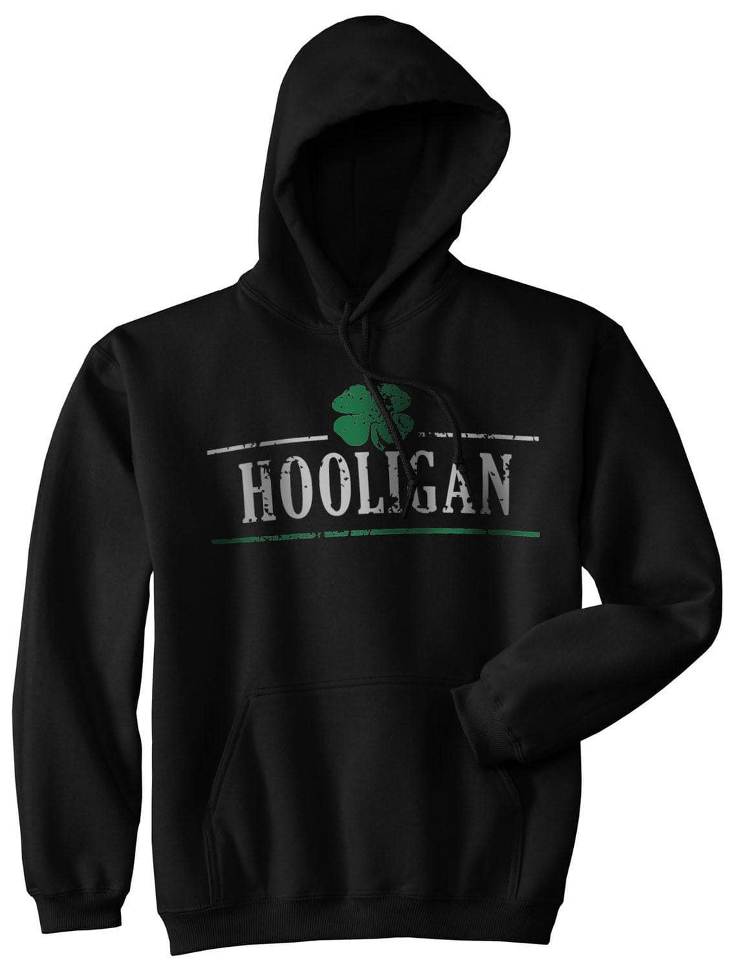 Hooligan Shamrock Hoodie  -  Crazy Dog T-Shirts