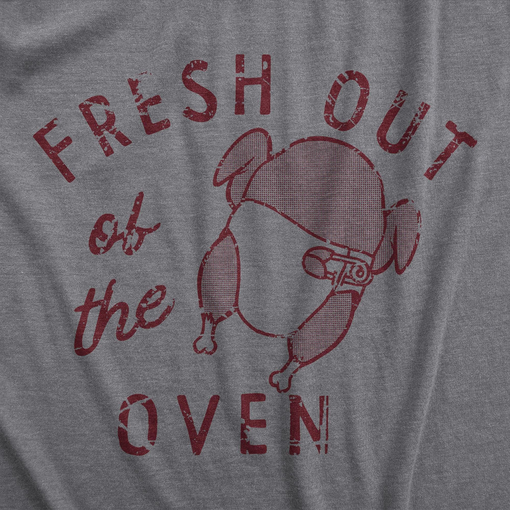 Fresh Out Of The Oven Turkey Baby Bodysuit  -  Crazy Dog T-Shirts