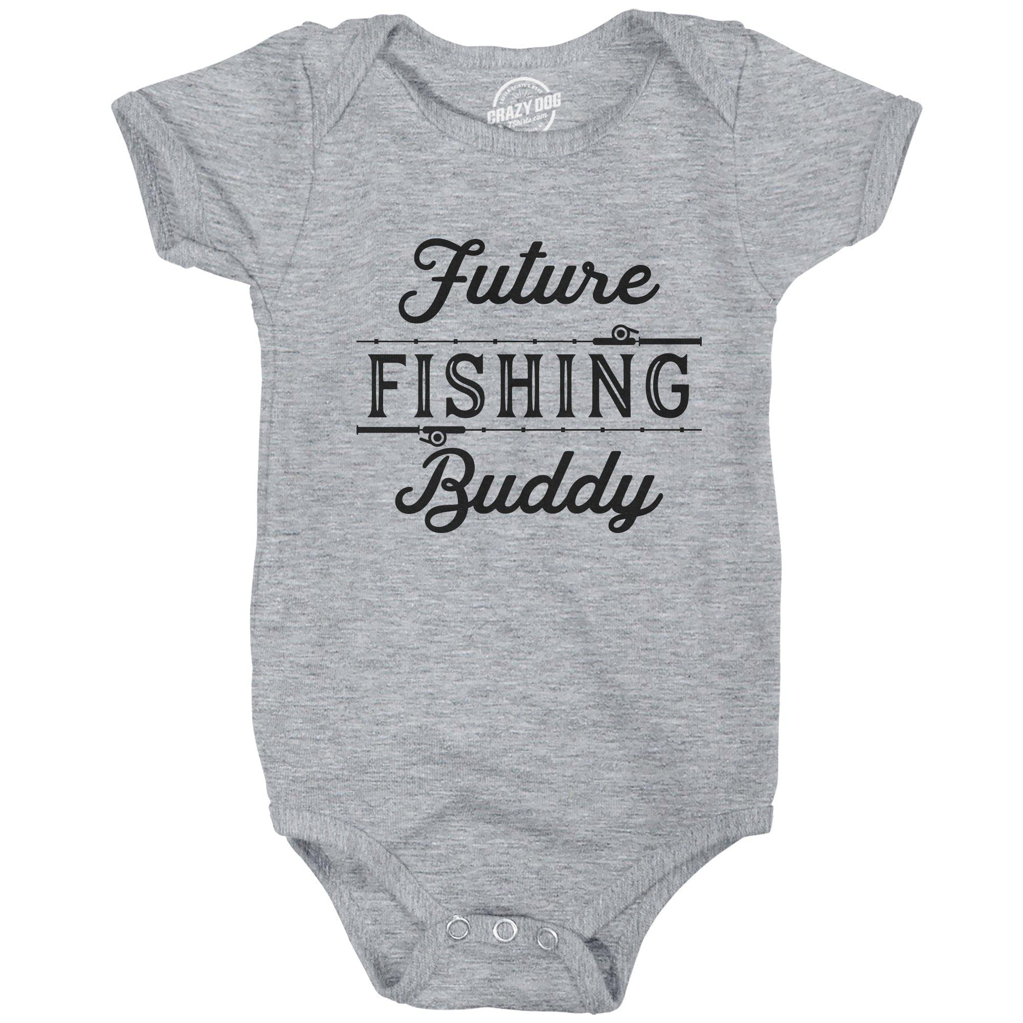 Proof Daddy Isnt Always Fishing Baby Clothes - Baby Fishing Shirt