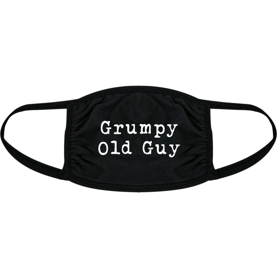 Grumpy Old Guy Face Mask Mask - Crazy Dog T-Shirts