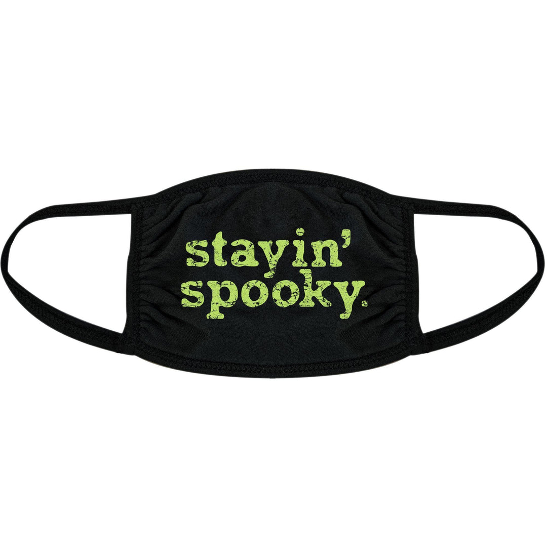 Stayin Spooky Face Mask Mask - Crazy Dog T-Shirts