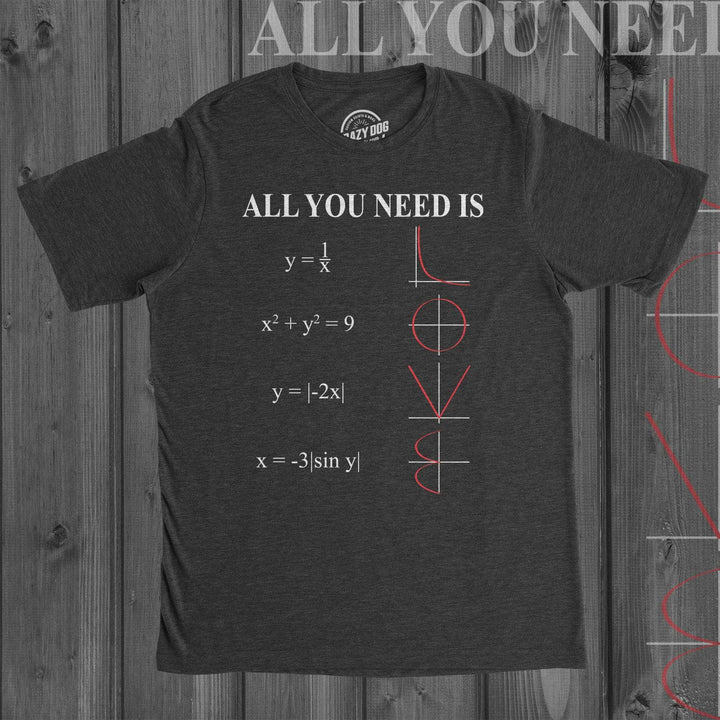 All You Need Is Love Men's Tshirt  -  Crazy Dog T-Shirts