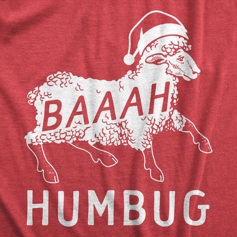 Baaah Humbug Men's Tshirt  -  Crazy Dog T-Shirts