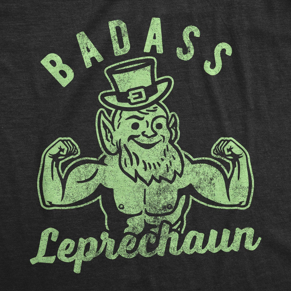 Badass Leprechaun Men's Tshirt - Crazy Dog T-Shirts