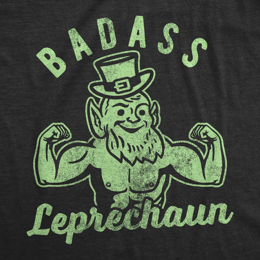 Badass Leprechaun Men's Tshirt - Crazy Dog T-Shirts