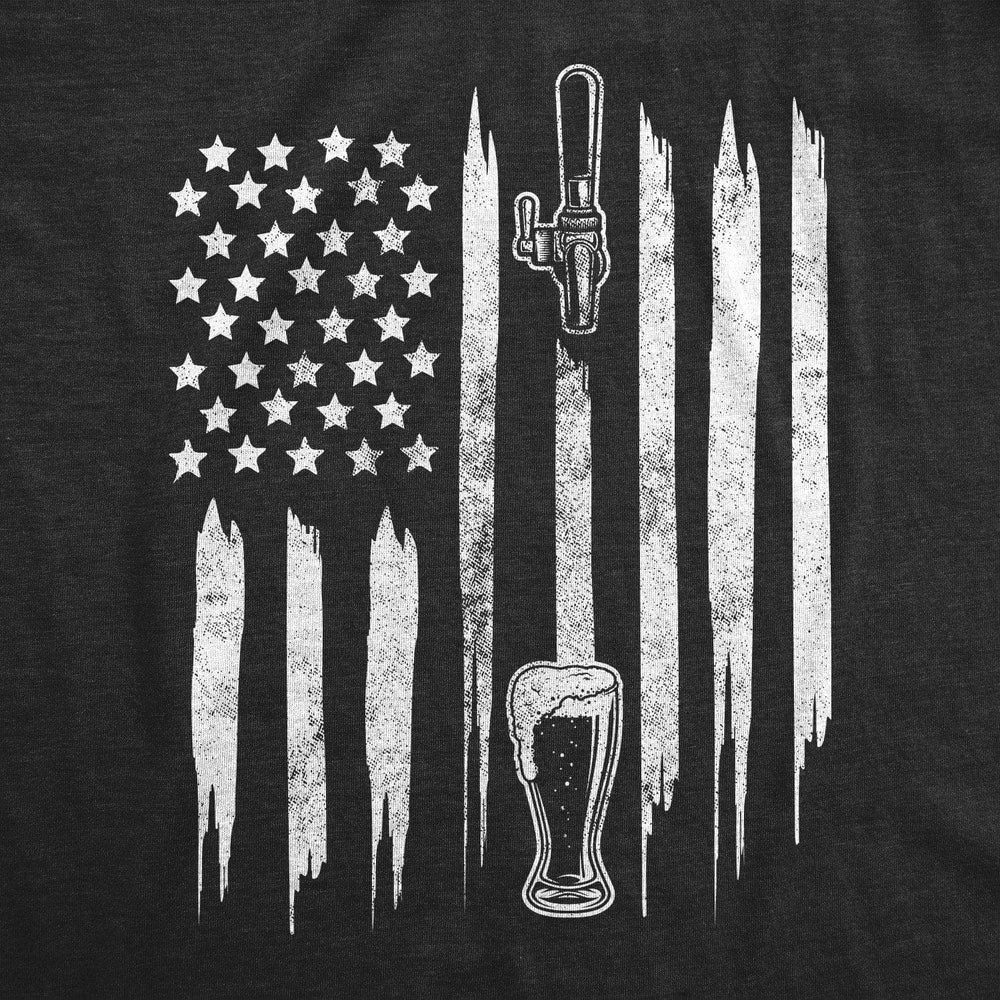 Craft Beer Flag Men's Tshirt - Crazy Dog T-Shirts