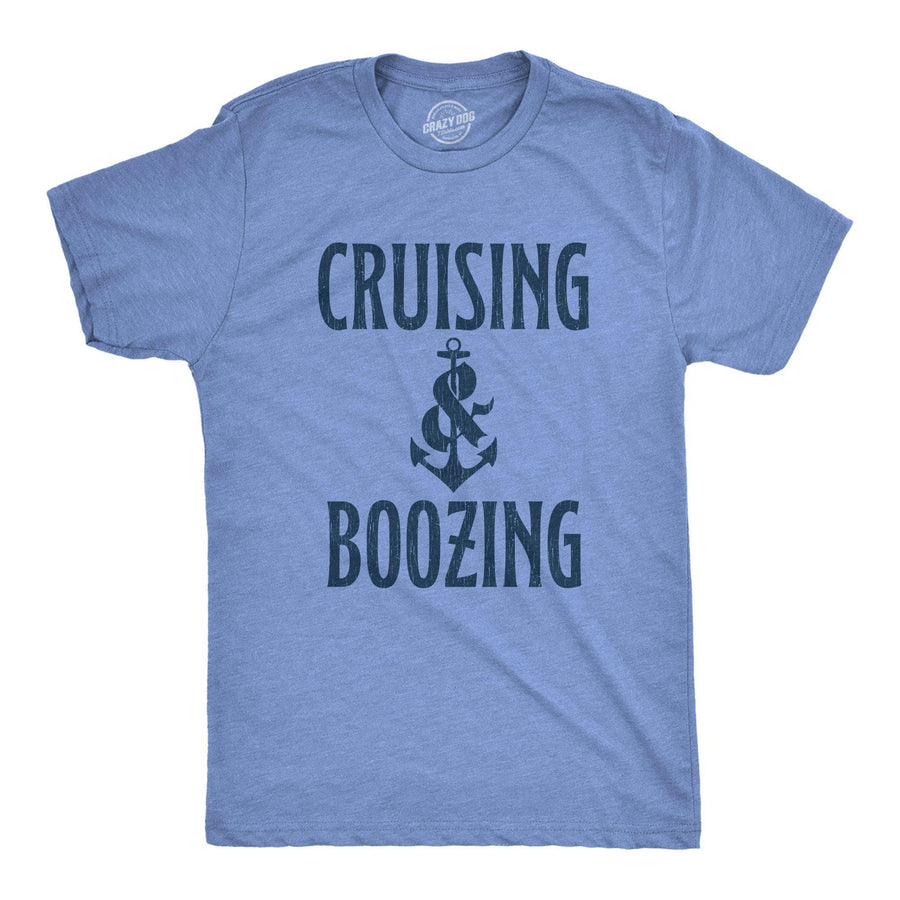 Cruising And Boozing Men's Tshirt - Crazy Dog T-Shirts