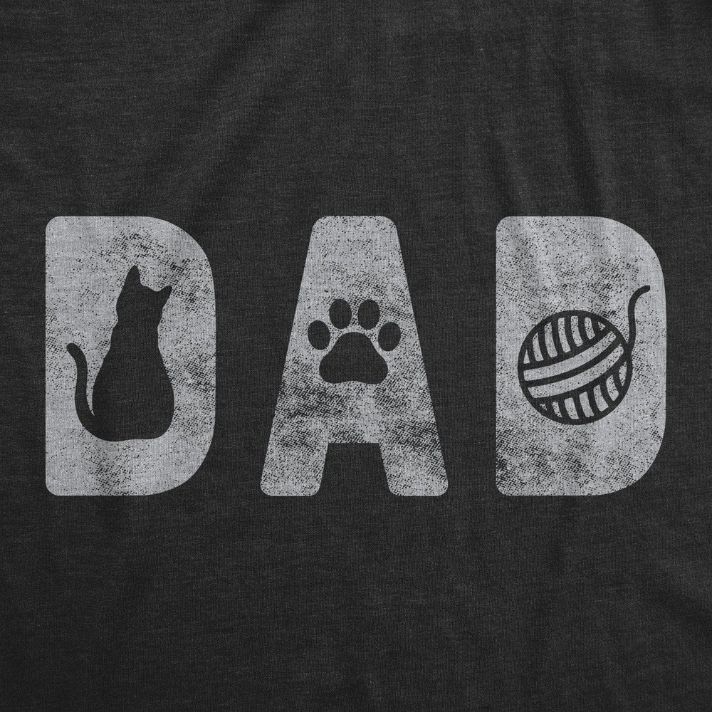 Dad Cat Men's Tshirt - Crazy Dog T-Shirts