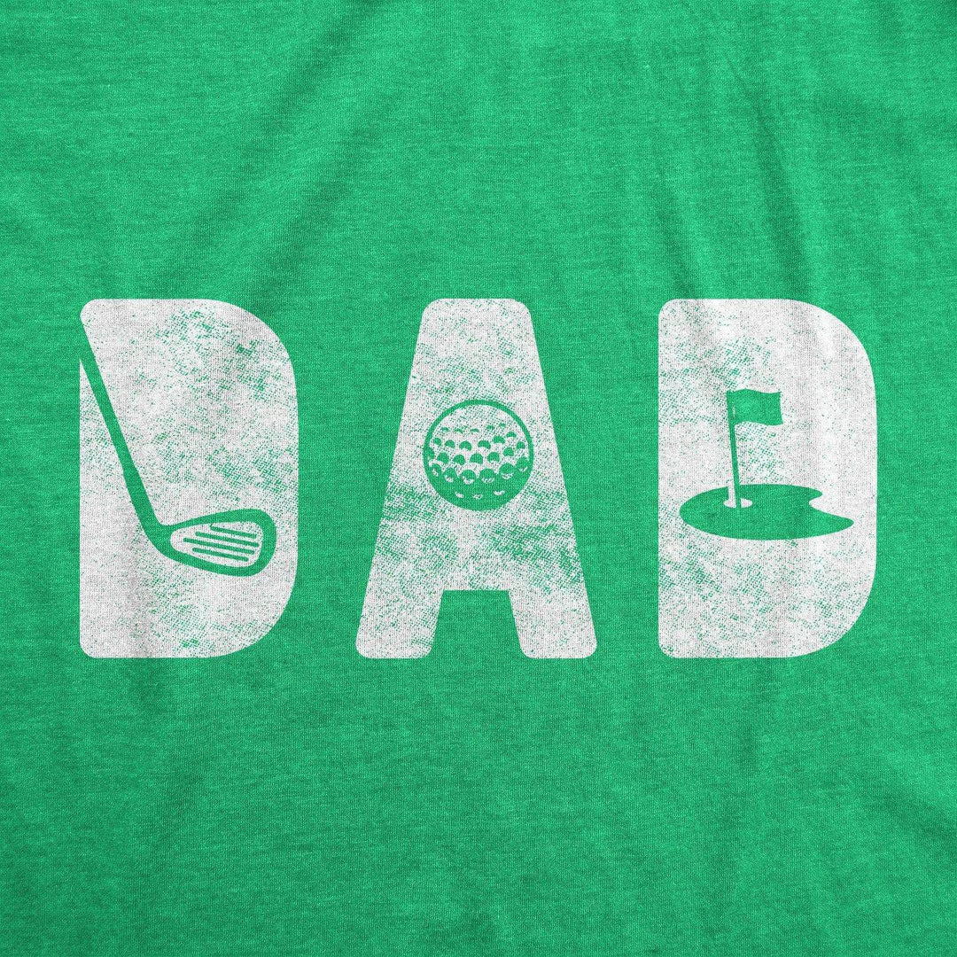 Dad Golf Men's Tshirt - Crazy Dog T-Shirts