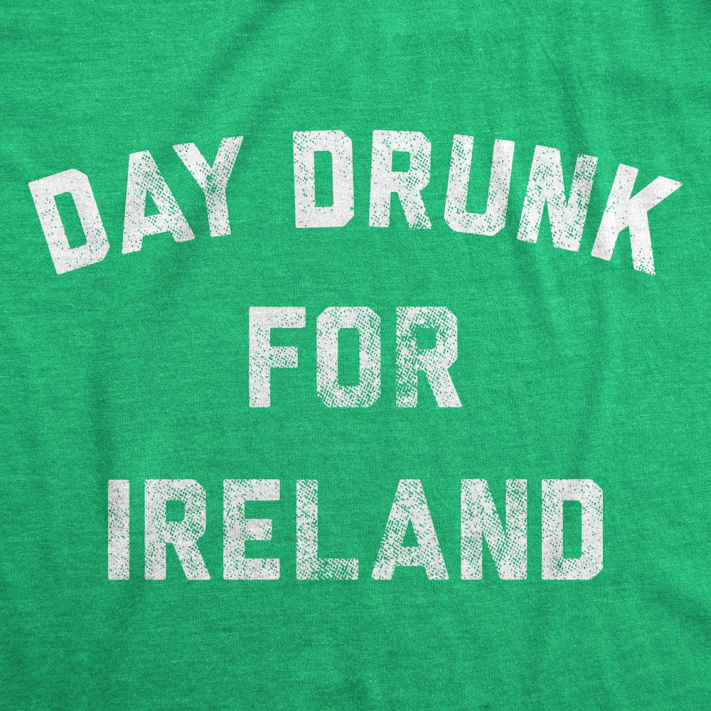 Day Drunk For Ireland Men's Tshirt  -  Crazy Dog T-Shirts