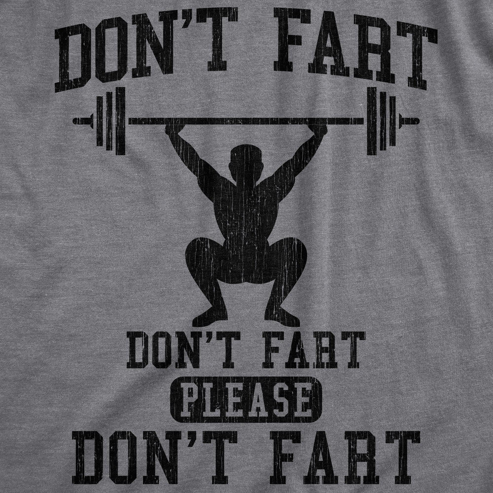 Dont Fart Men's Tshirt  -  Crazy Dog T-Shirts