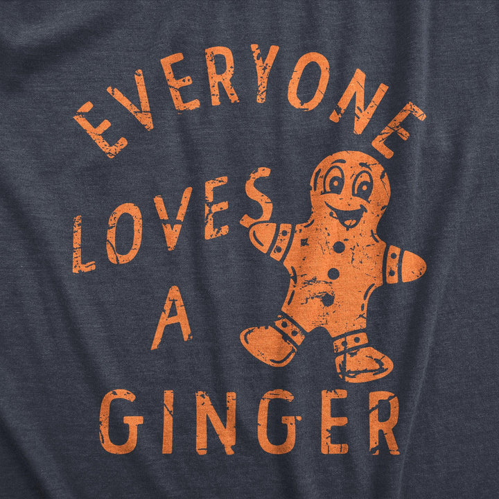 Everyone Loves A Ginger Men's Tshirt  -  Crazy Dog T-Shirts