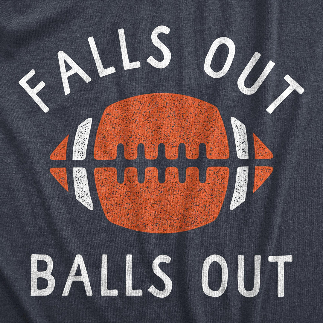 Falls Out Balls Out Men's Tshirt  -  Crazy Dog T-Shirts