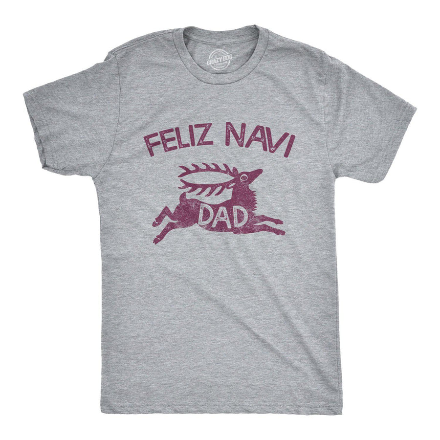 Feliz Navi-dad Men's Tshirt - Crazy Dog T-Shirts