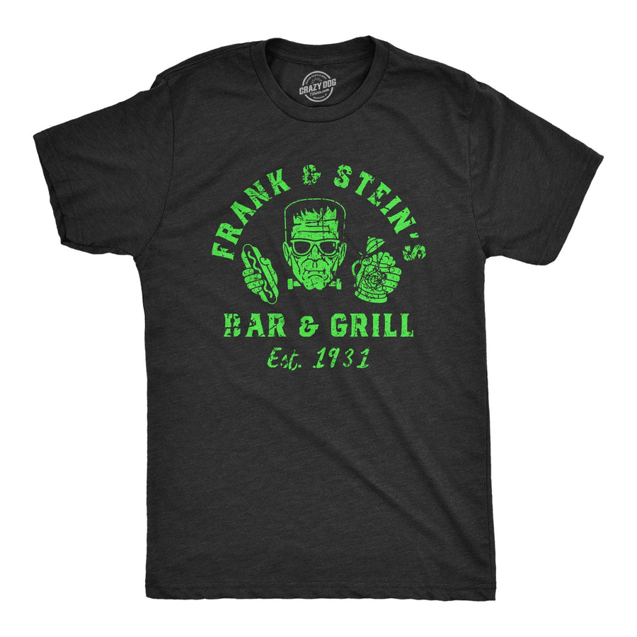 Frank And Steins Bar And Grill Men's Tshirt  -  Crazy Dog T-Shirts