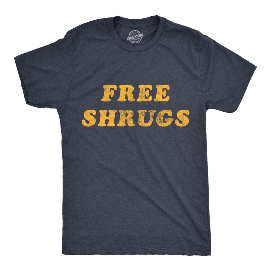 Free Shrugs Men's Tshirt - Crazy Dog T-Shirts