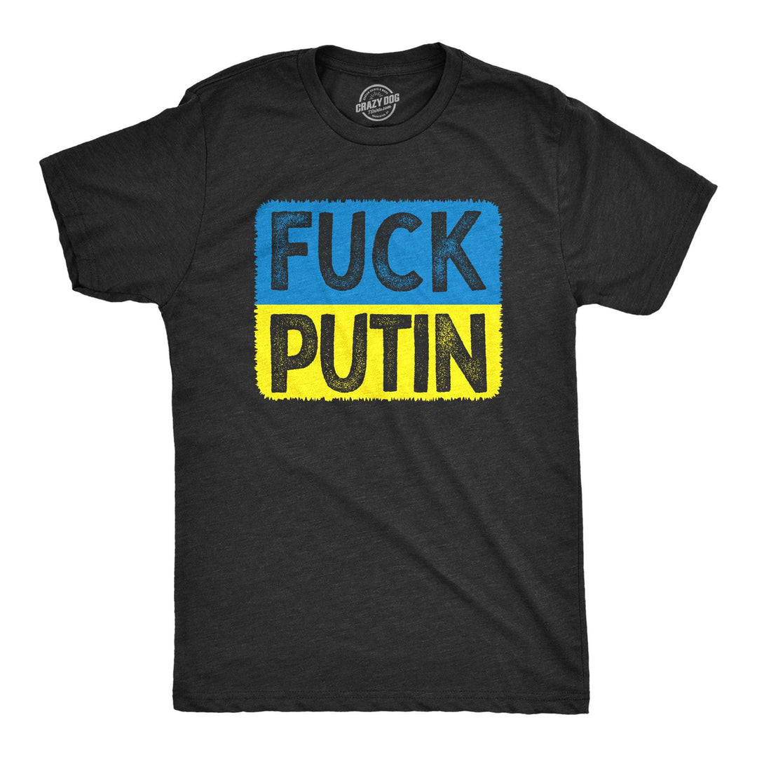 Fuck Putin Men's Tshirt  -  Crazy Dog T-Shirts