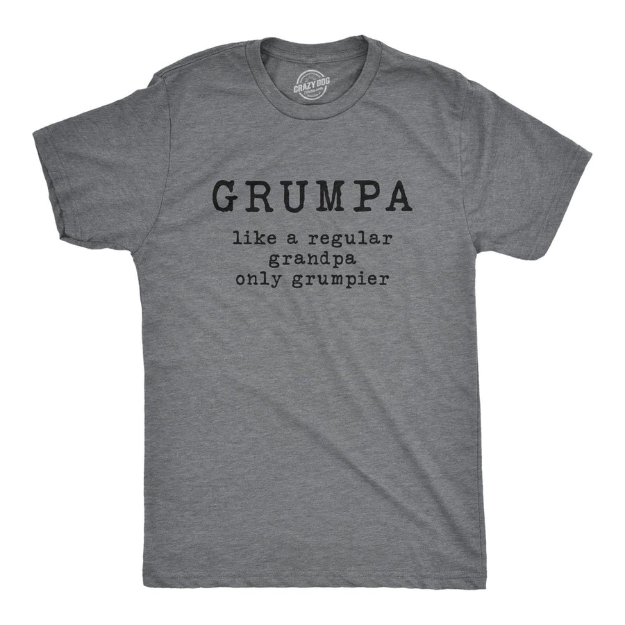 Grumpa Men's Tshirt  -  Crazy Dog T-Shirts