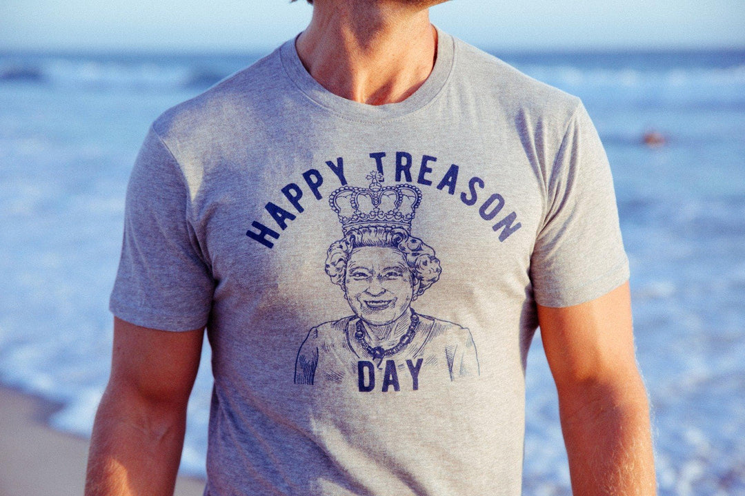 Happy Treason Day Men's Tshirt - Crazy Dog T-Shirts