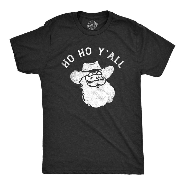 Ho Ho Yall Men's Tshirt  -  Crazy Dog T-Shirts