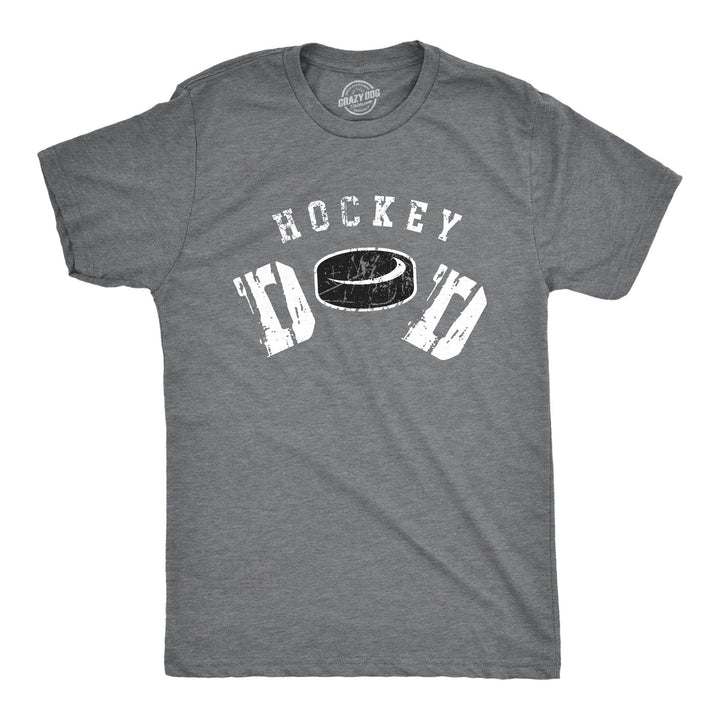 Hockey Dad Men's Tshirt  -  Crazy Dog T-Shirts