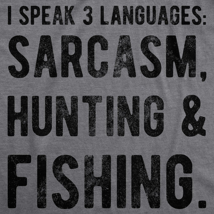 I Speak 3 Languages Men's Tshirt  -  Crazy Dog T-Shirts