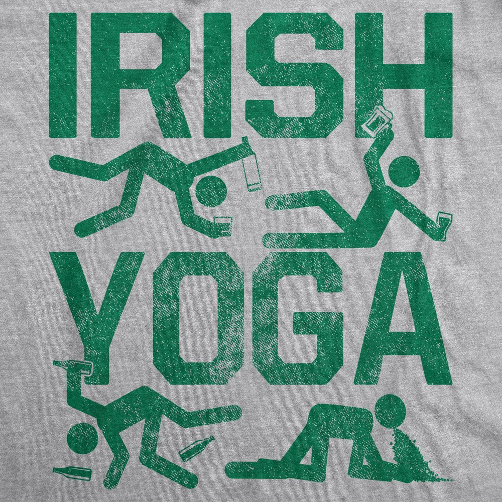 Irish Yoga Men's Tshirt  -  Crazy Dog T-Shirts